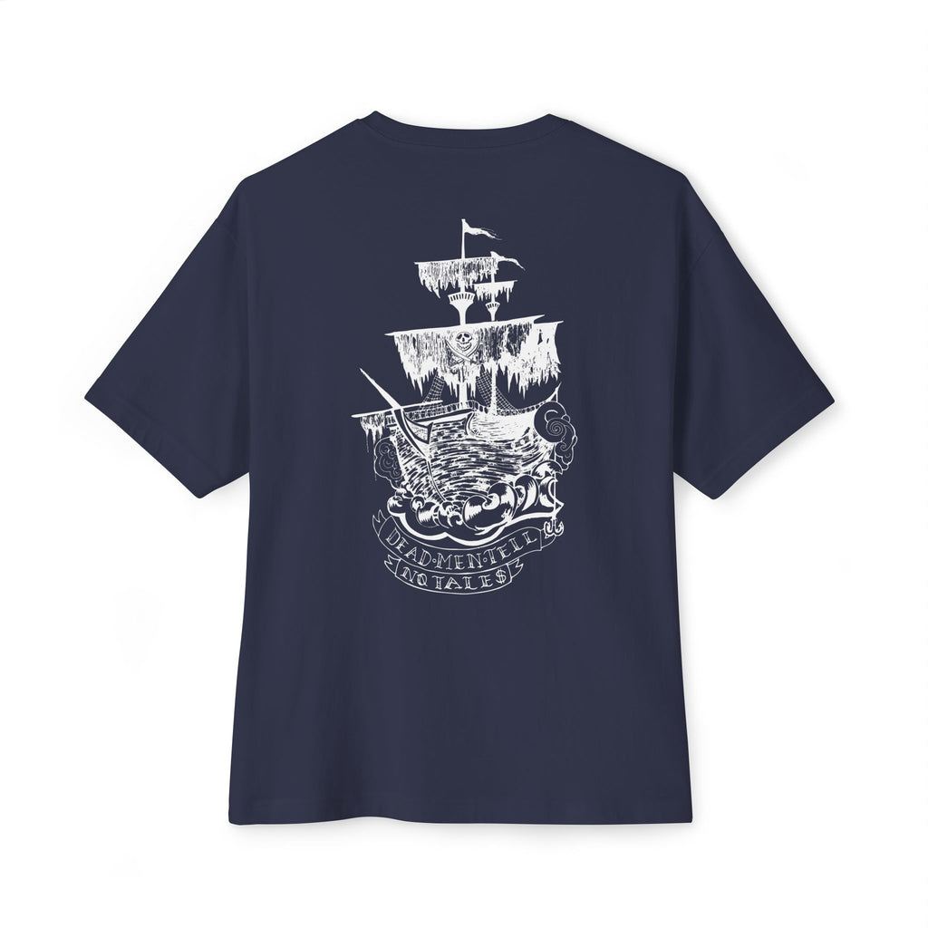 "Dead Men Tell No Tales" Pirate Ship Oversized Tee