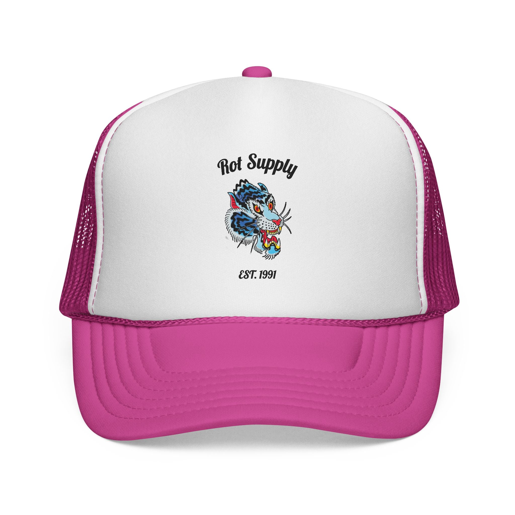 Blue Tiger Trucker Cap