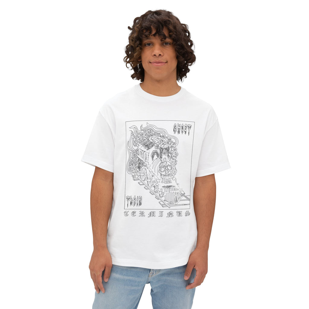 "Terminus Ghost Train" Oversized Tee