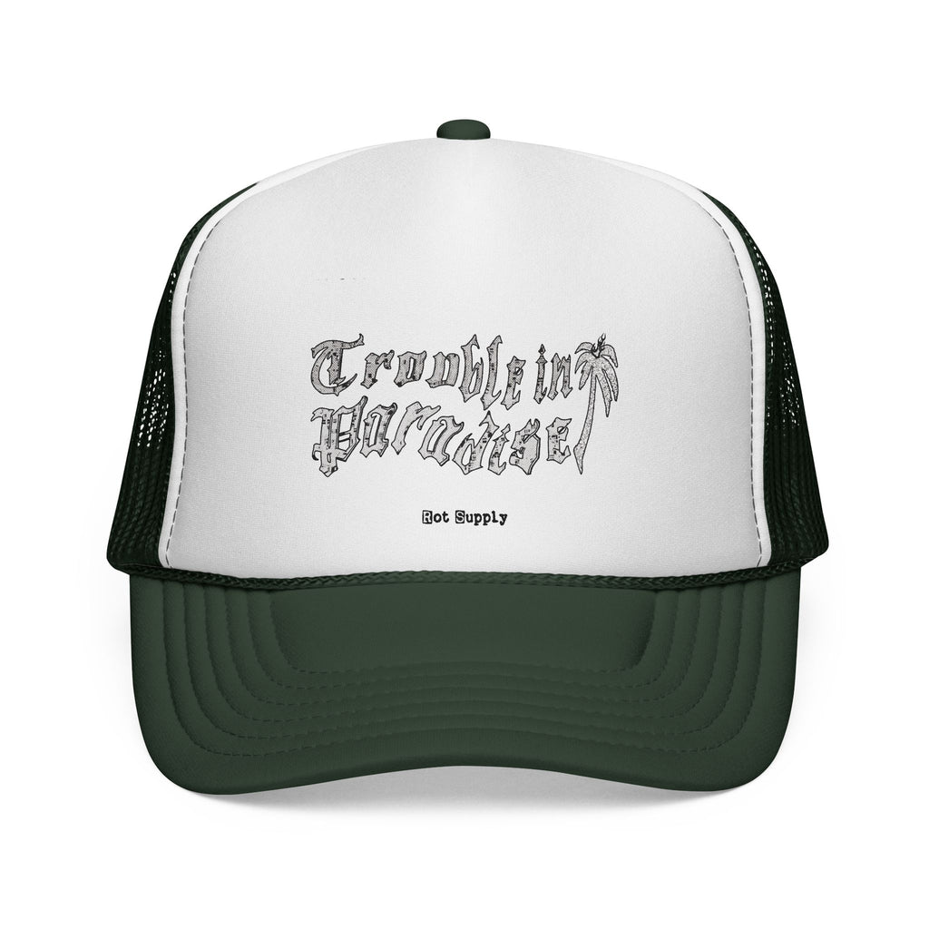 "Trouble in Paradise" Trucker Cap