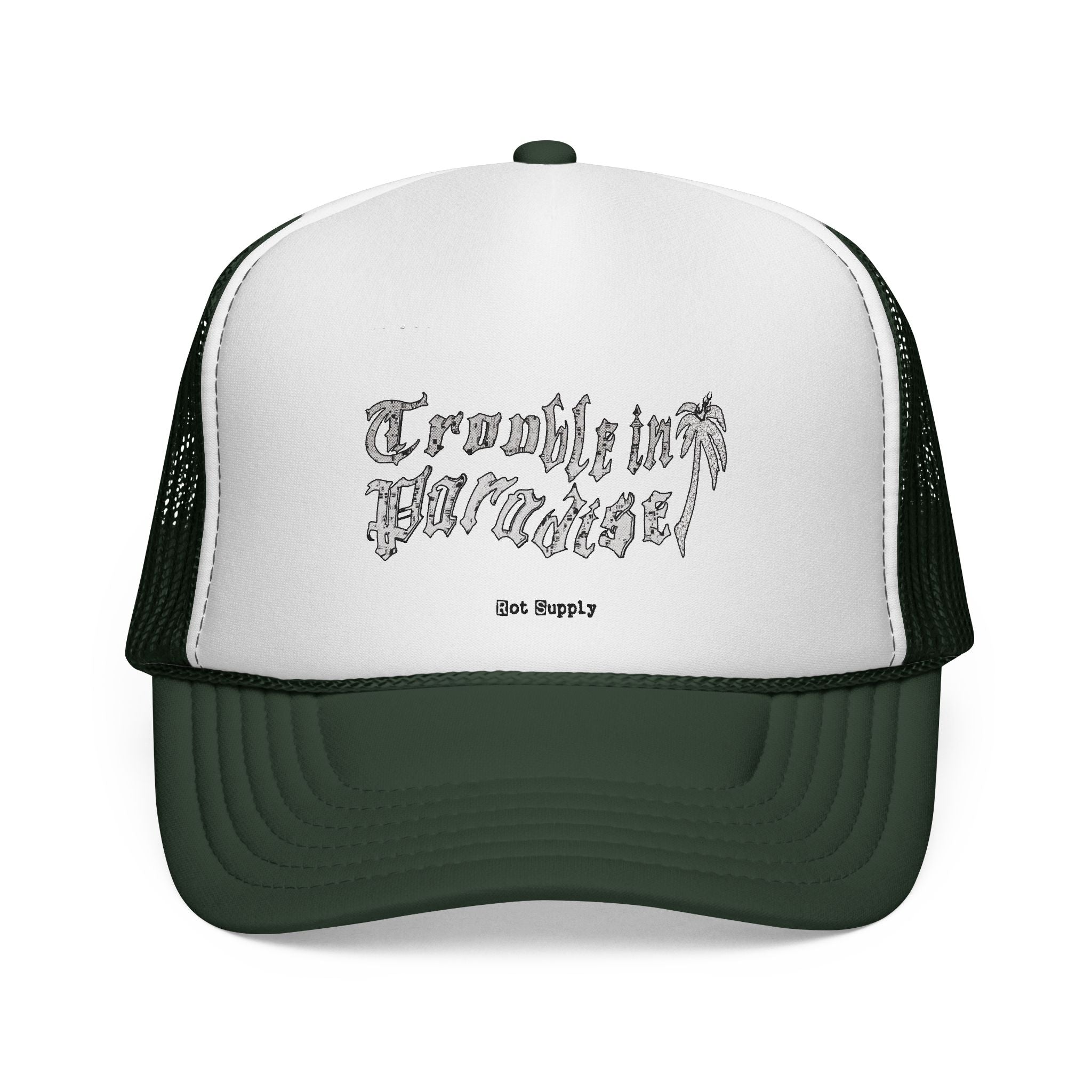 "Trouble in Paradise" Trucker Cap