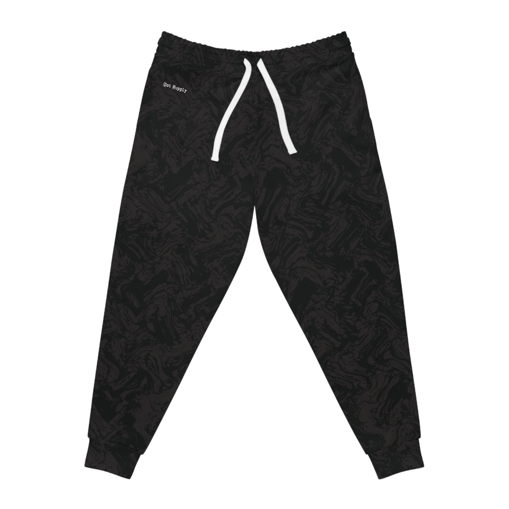 Black Marble Joggers