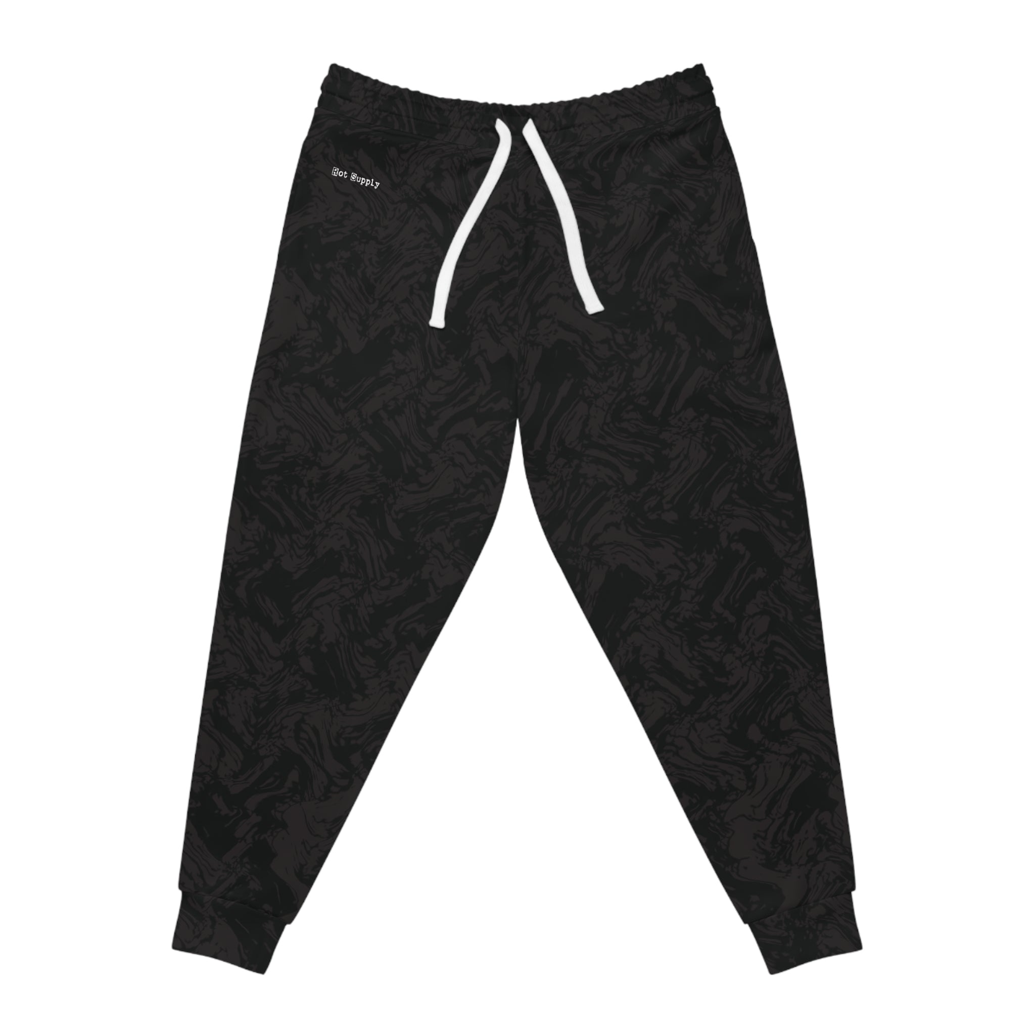 Black Marble Joggers