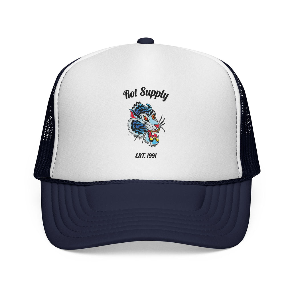 Blue Tiger Trucker Cap
