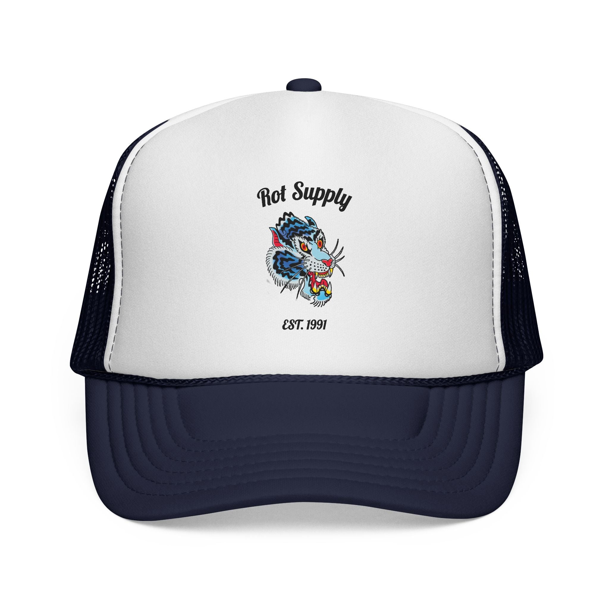 Blue Tiger Trucker Cap