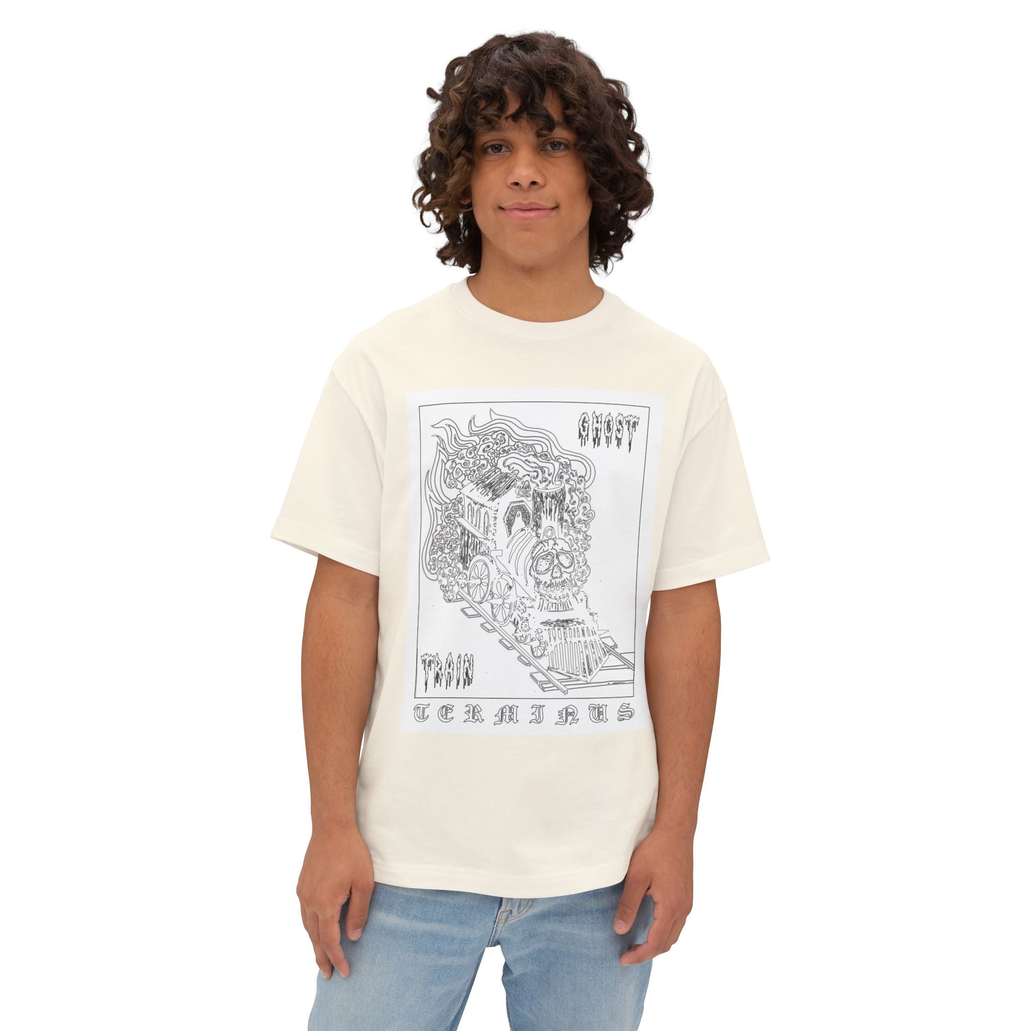 "Terminus Ghost Train" Oversized Tee