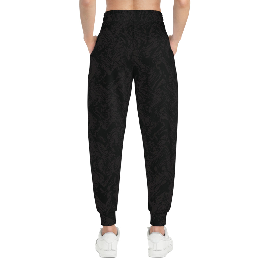 Black Marble Joggers
