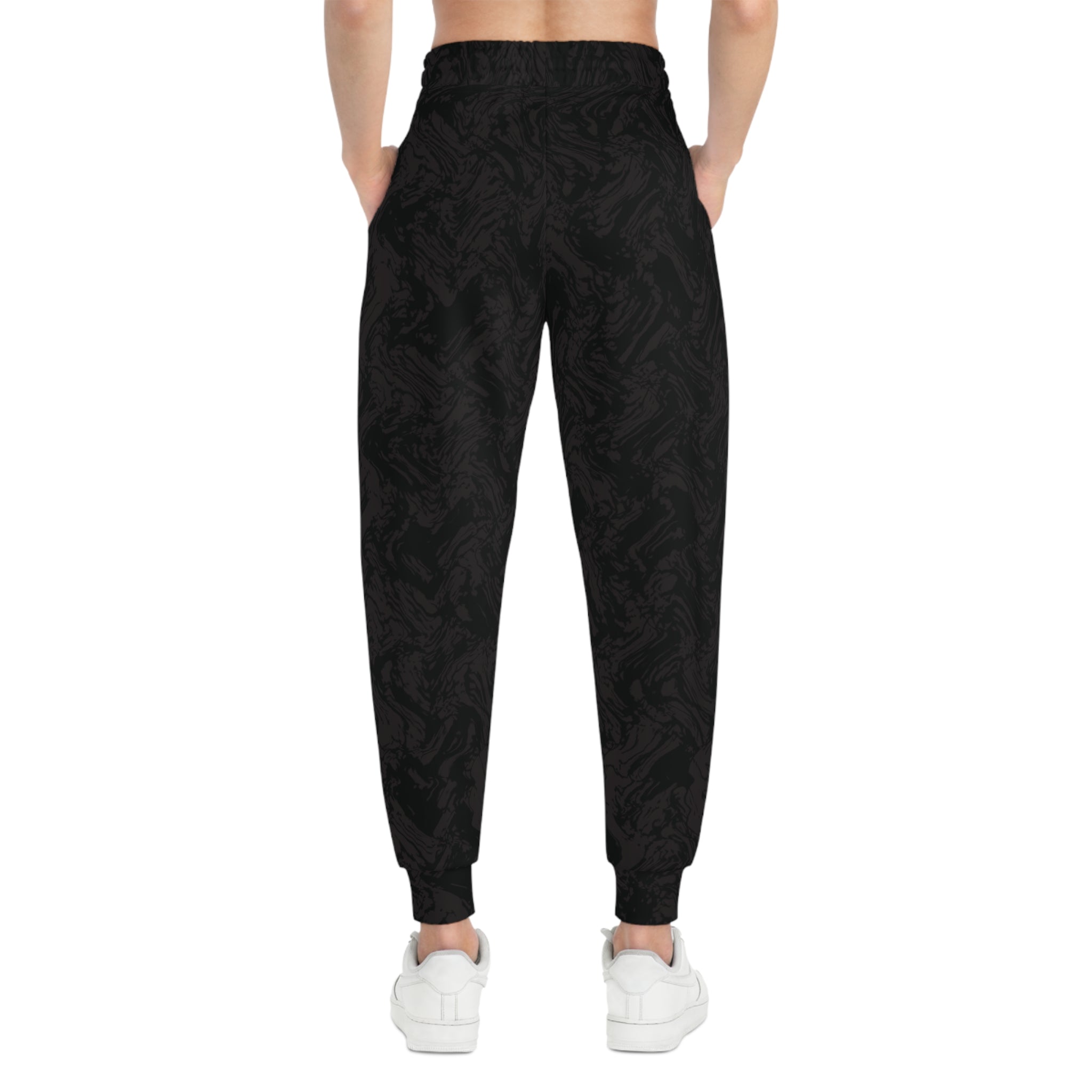 Black Marble Joggers