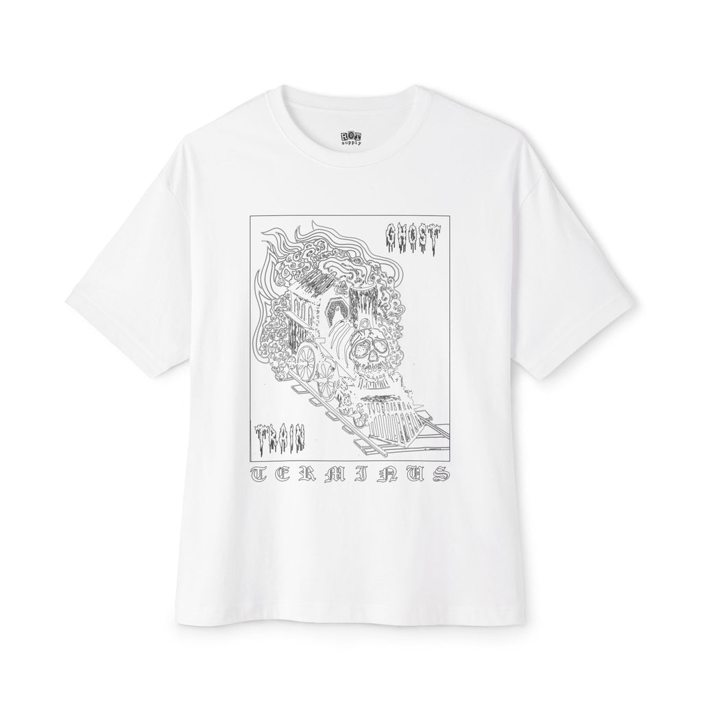"Terminus Ghost Train" Oversized Tee