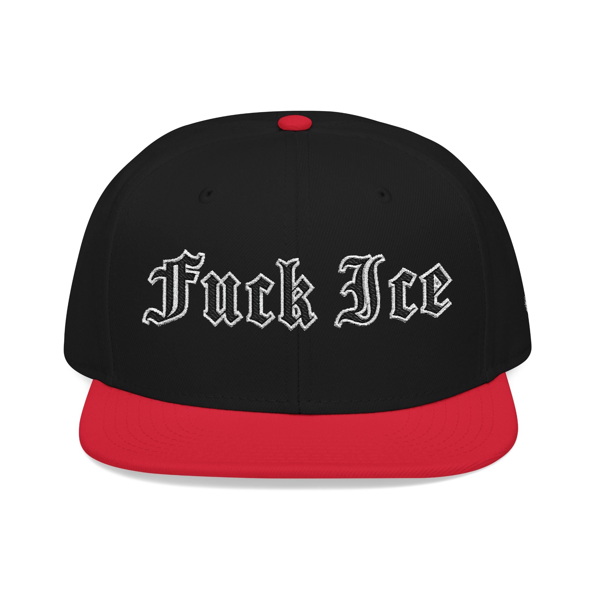 "Fuck Ice" Embroidered Snap Back