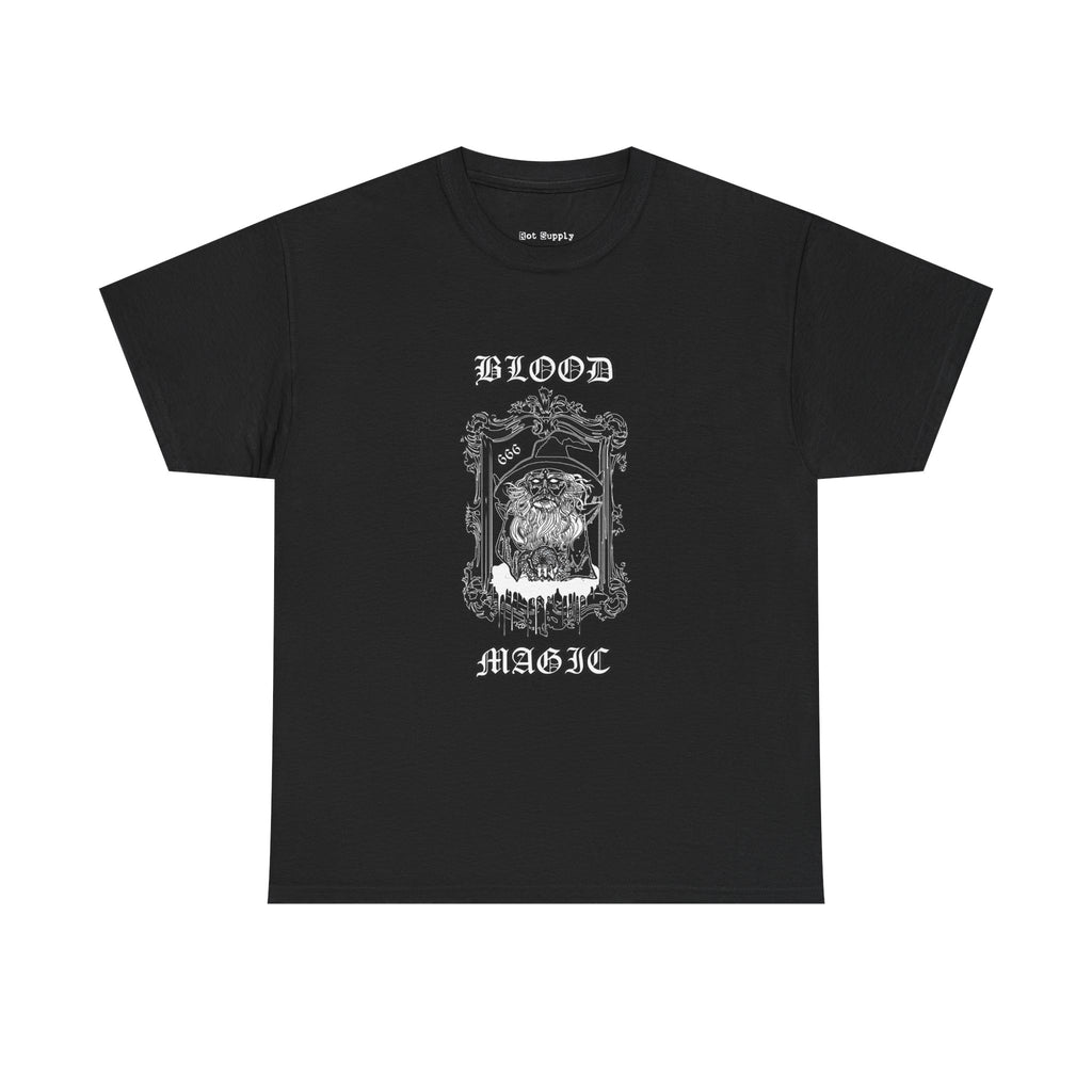 "Blood Magic" Wizard Heavy Cotton Tee