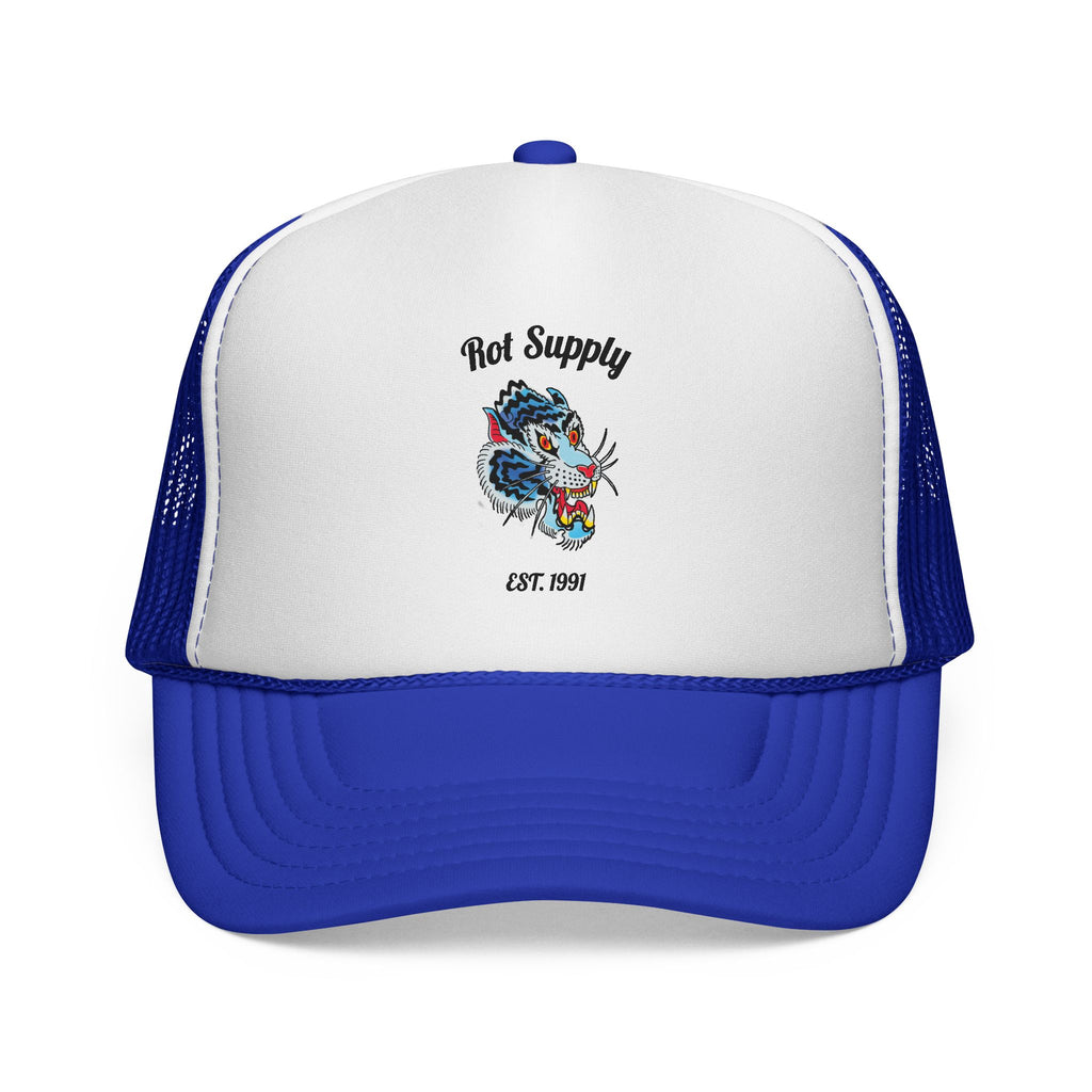 Blue Tiger Trucker Cap