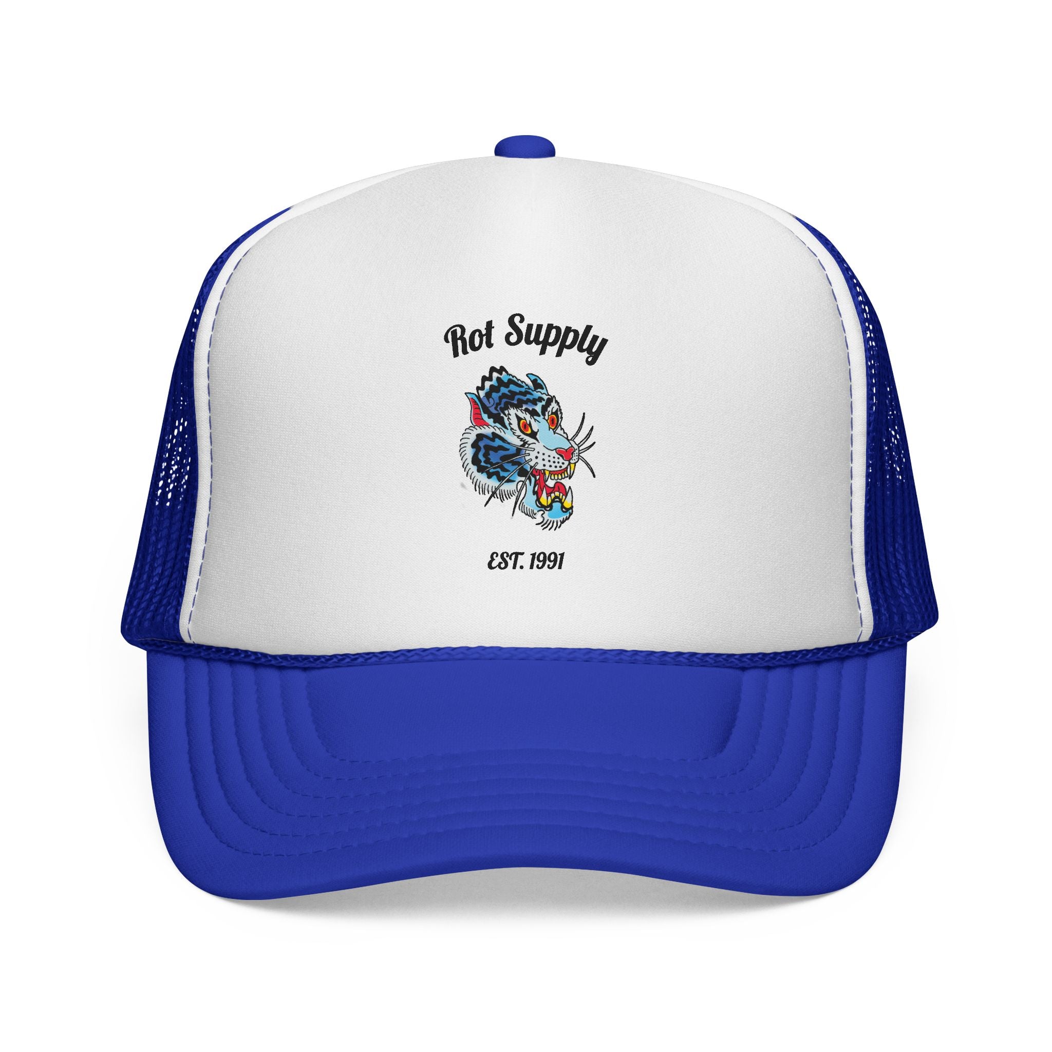 Blue Tiger Trucker Cap