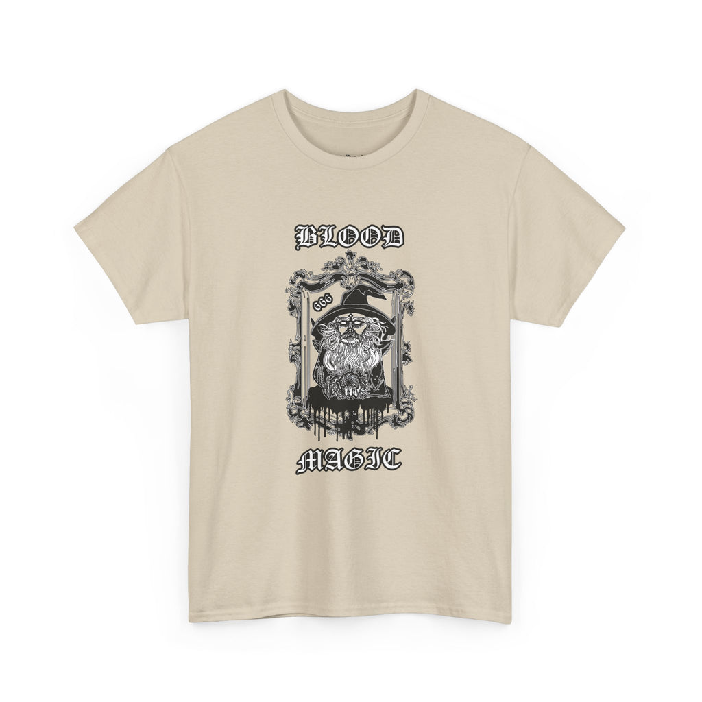 "Blood Magic" Wizard Heavy Cotton Tee