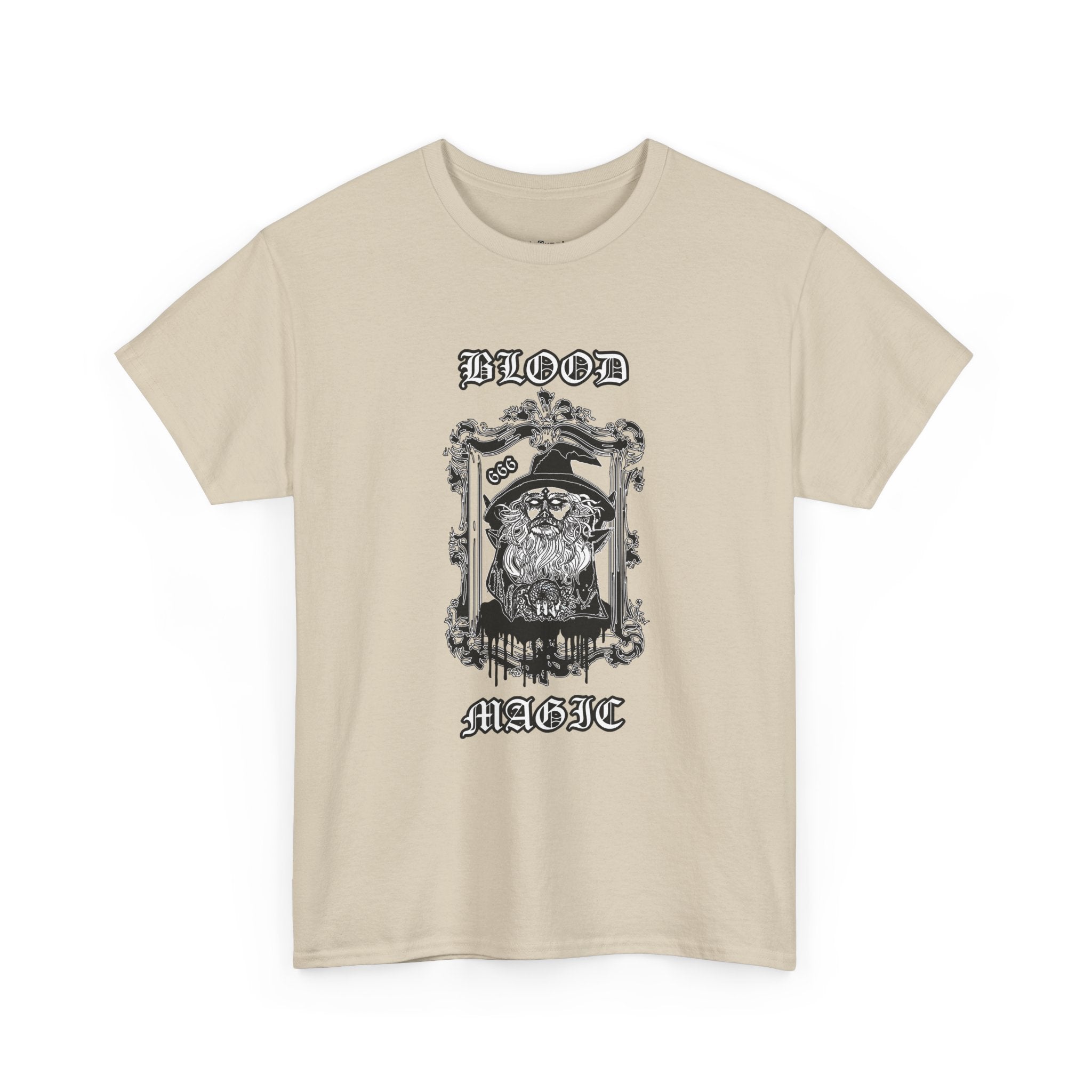 "Blood Magic" Wizard Heavy Cotton Tee