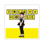 Retro Server Square Sticker